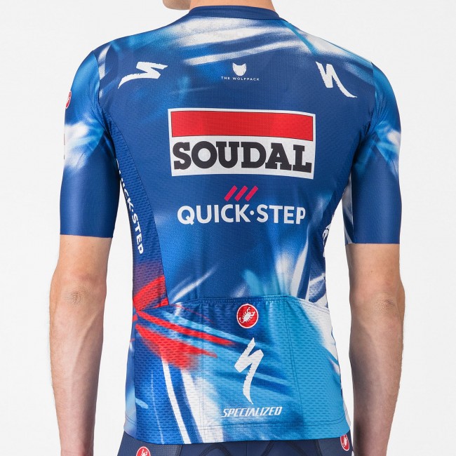 Heren Fietskleding Castelli Soudal Quick-Step 2025 Competizione 3 Shirt Heren Fietskleding Castelli Soudal Quick-Step 2025 Competizione 3 Shirt
