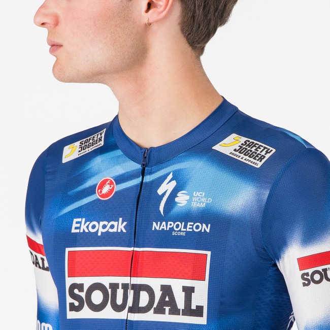 Heren Fietskleding Castelli Soudal Quick-Step 2025 Competizione 3 Shirt Heren Fietskleding Castelli Soudal Quick-Step 2025 Competizione 3 Shirt
