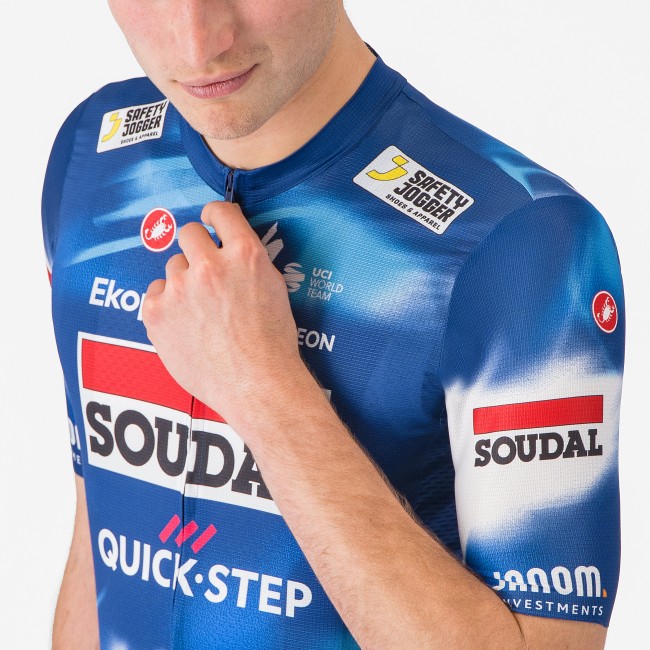 Heren Fietskleding Castelli Soudal Quick-Step 2025 Competizione 3 Shirt Heren Fietskleding Castelli Soudal Quick-Step 2025 Competizione 3 Shirt