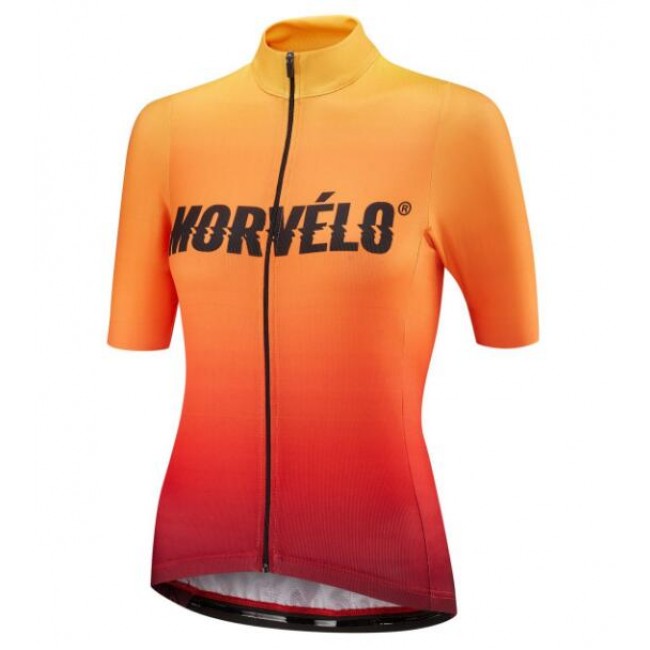 MORVELO Dames FIRE Wielershirt Korte Mouw