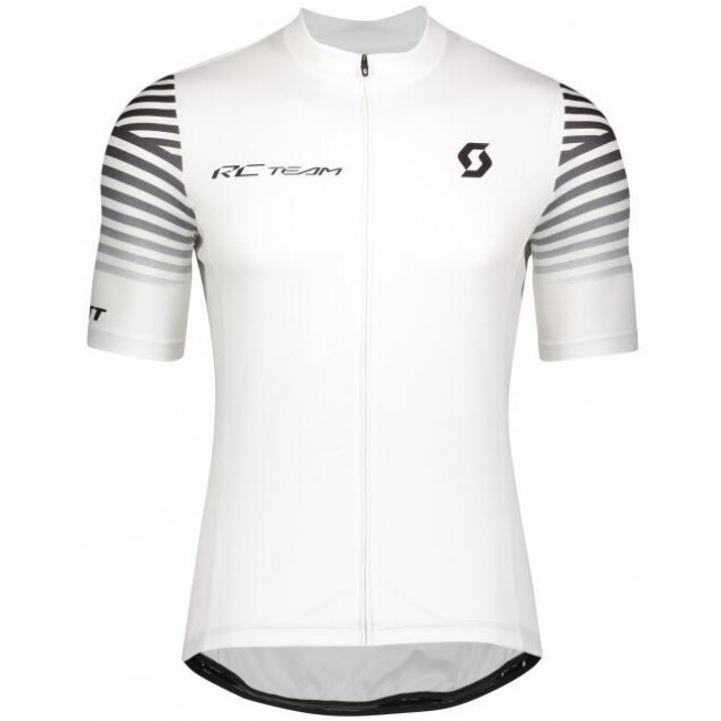 Wielerkleding Profteams 2020 SCOTT RC TEAM 10 Wielershirt Met Korte Mouwen Wit