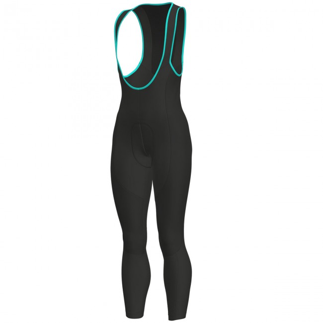 Dames Ale Klimatik Klimawind DWR-Zwart Lange Fietsbroeken Bib