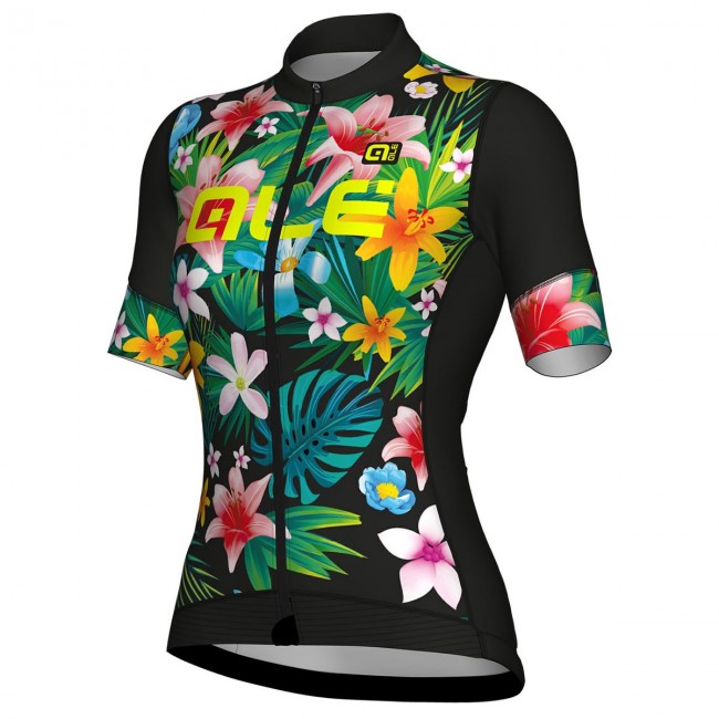 Dames Ale Formula 1.0 Sartana-Geel Wielershirt Korte Mouw