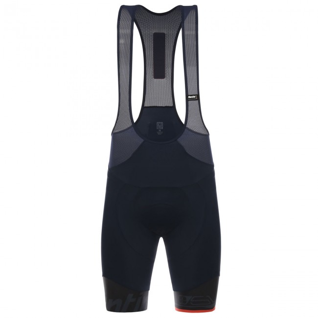 Santini Sleek 99 Grijs Korte Fietsbroeken Bib