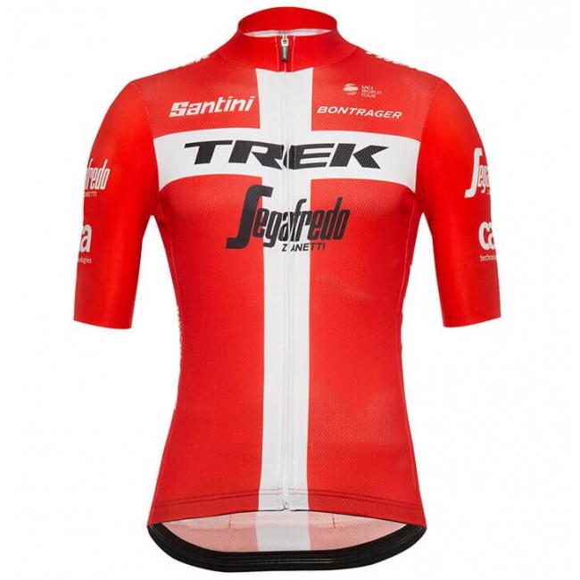 Trek-Segafredo Danish Champion 2018 Wielershirt Korte Mouw